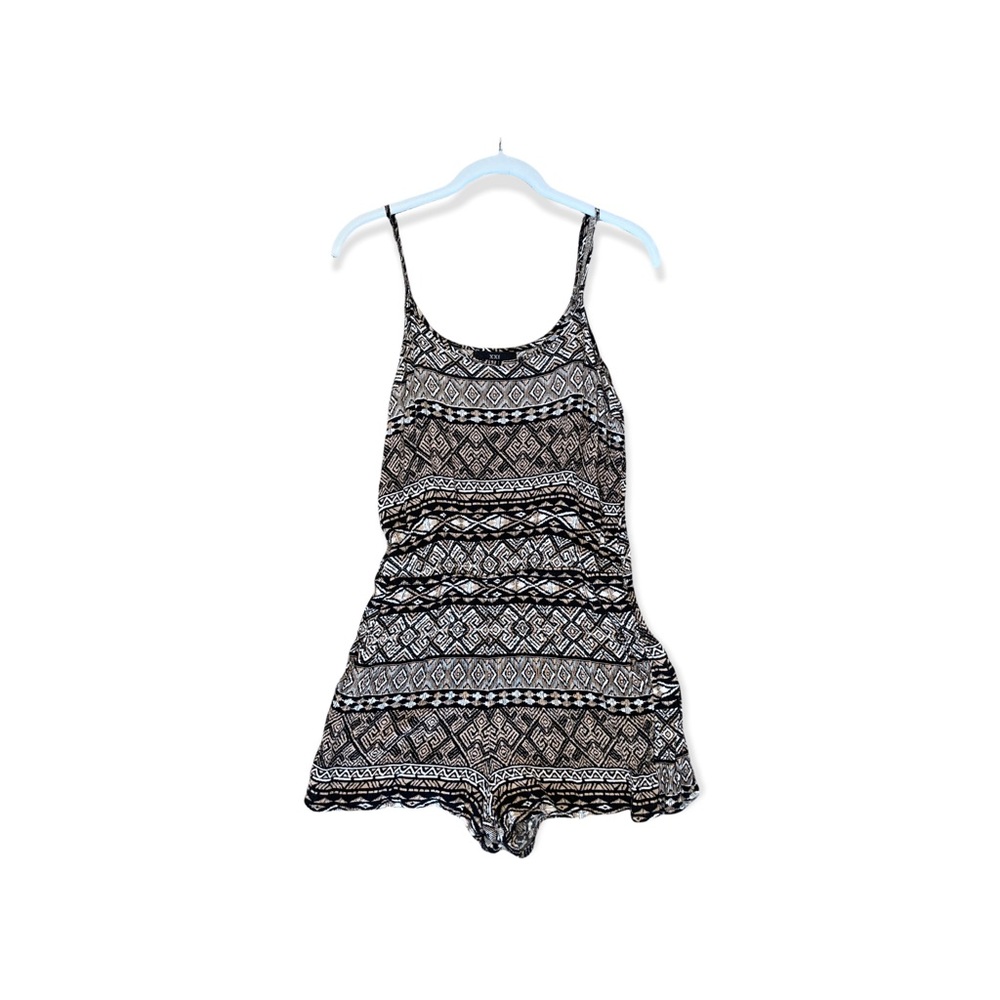 Black and Brown Romper